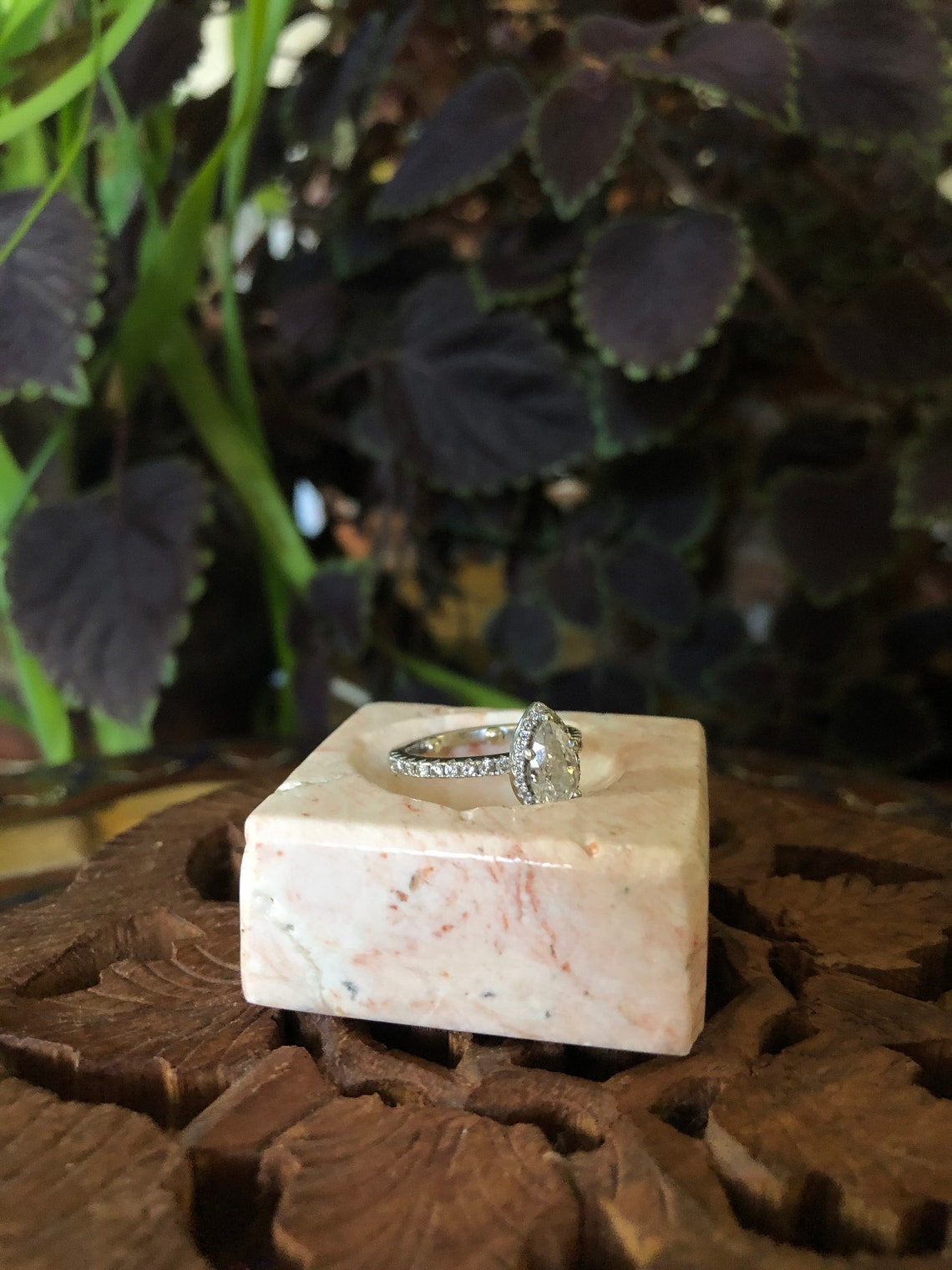 Pink Soapstone Stand for Gems and Jewelry Polished Gemstone Etsy