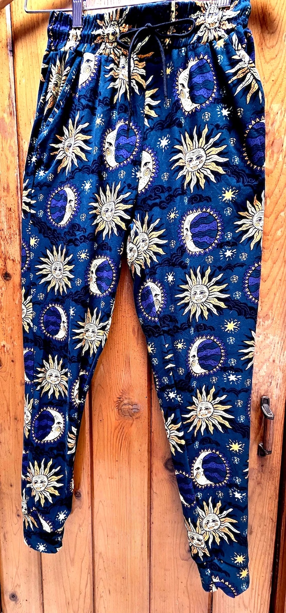 New Leggings suns suns suns OS Navy Yellow Pockets