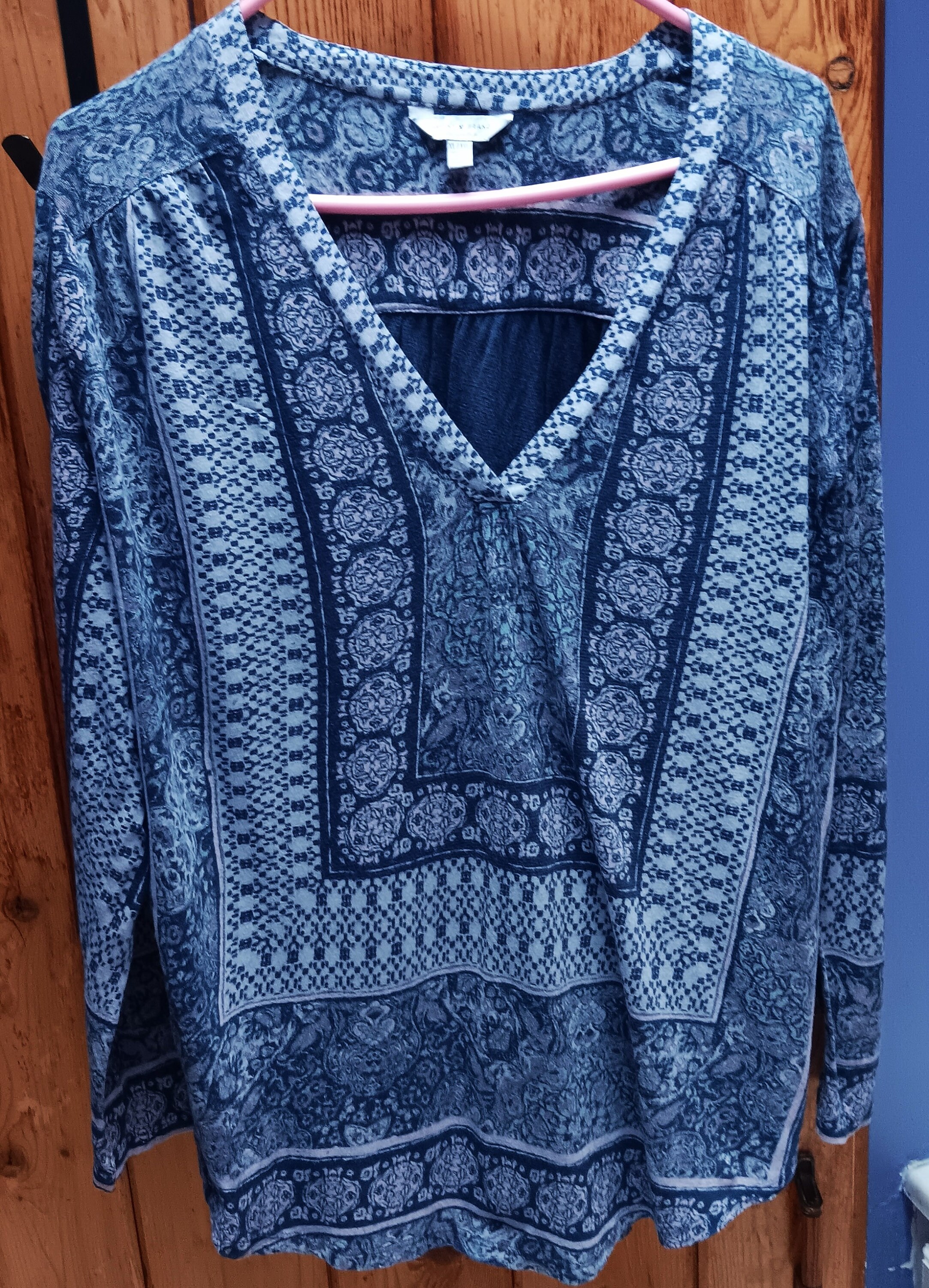 lucky brand bell sleeve top