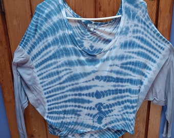 Funky vintage liberal FROXX vintage slouchy tunic top artwear L
