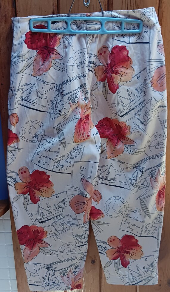 Vintage Hearts of Palm short slacks Cotton Size 10