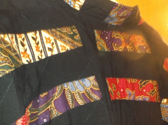 Vintage Nativewear Designs funky patchwork Blazer… - image 5