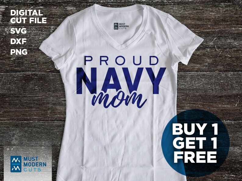 Download Proud Navy Mom SVG DXF PNG Cut File Military svg usna | Etsy