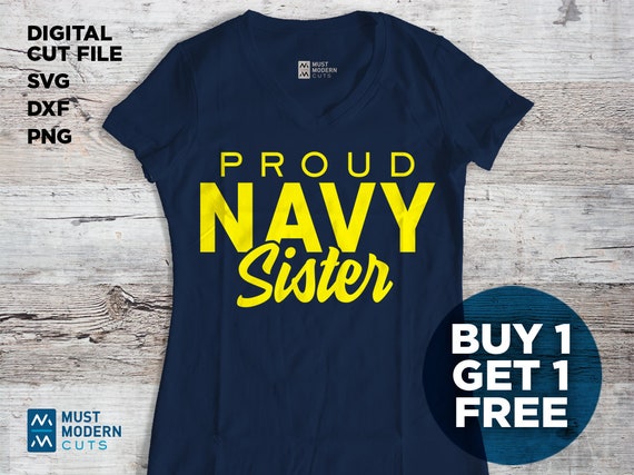 Download Proud Navy Sister SVG DXF PNG Cut File Military svg | Etsy