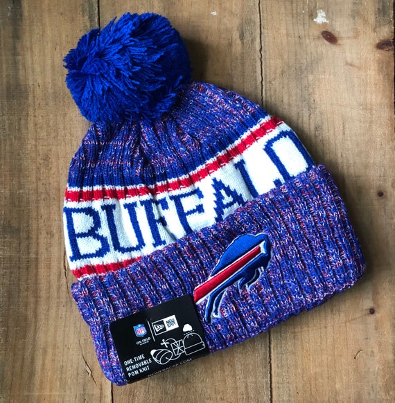 Buffalo Bills Beanie Hat With Pom Pom 
