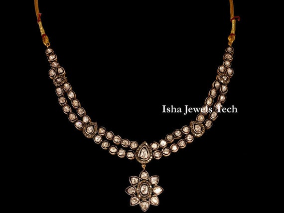 Latest Uncut Diamond Jewellery Designs