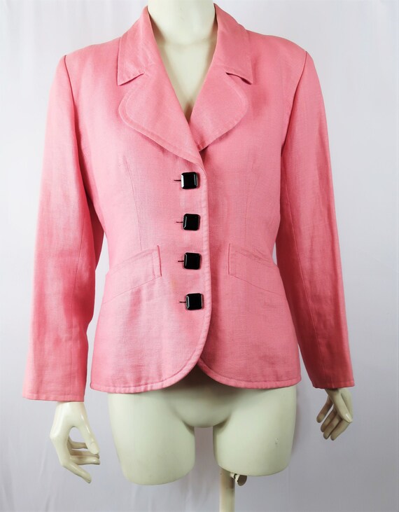 YSL Rive Gauche Pink Blazer