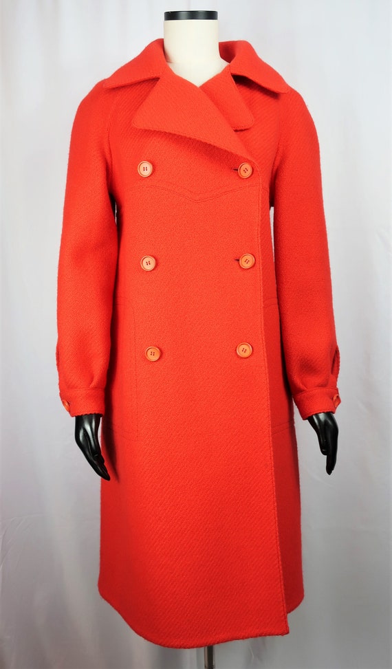 Hermès Red Wool Coat