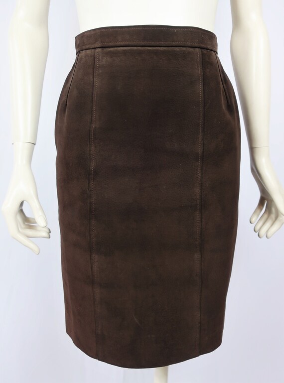 Chanel Leather Skirt