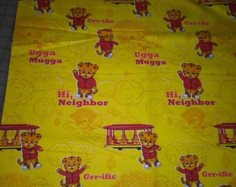 daniel tiger crib sheets