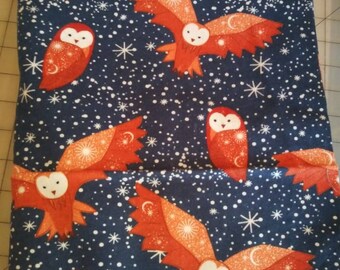Bnj crafts owls fitted crib sheet