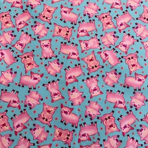 Pigs having fun crib sheet,  cot sheet,Fitted toddler sheet, Nursery Bedding