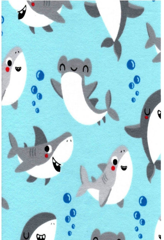 baby shark crib bedding