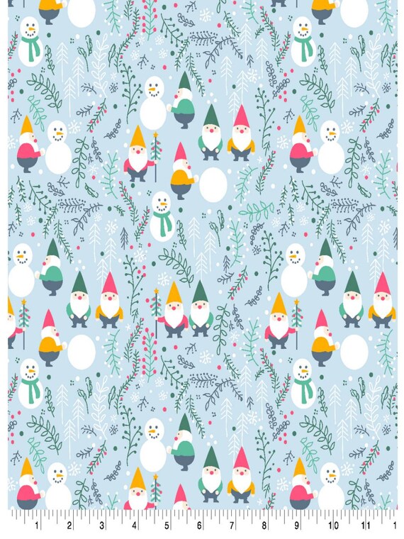 woodland gnome crib sheet