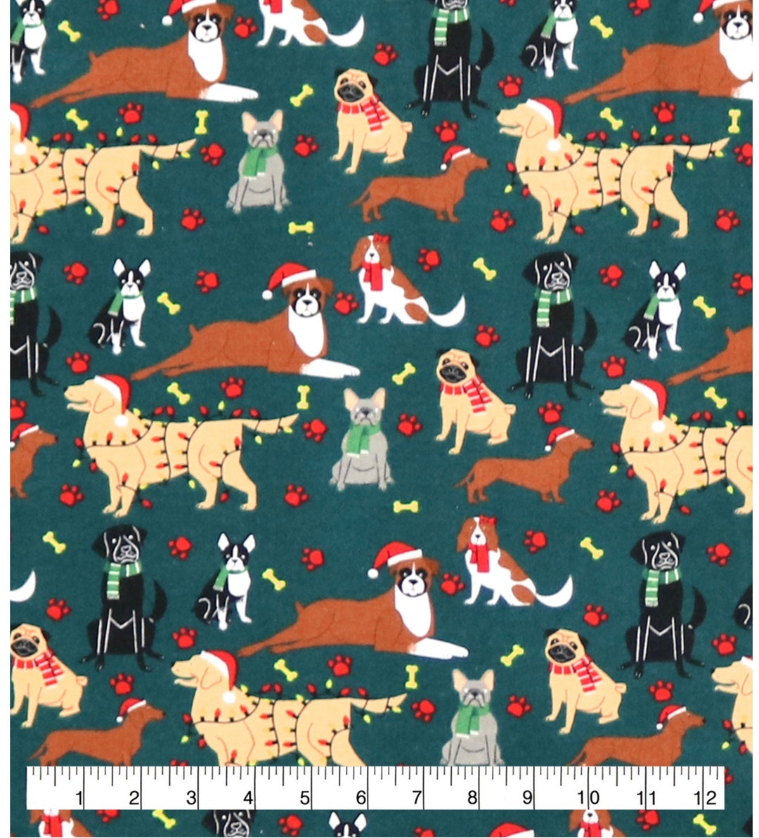 Dogs at Christmas Crib Sheet or Toddler Pillowcase Etsy