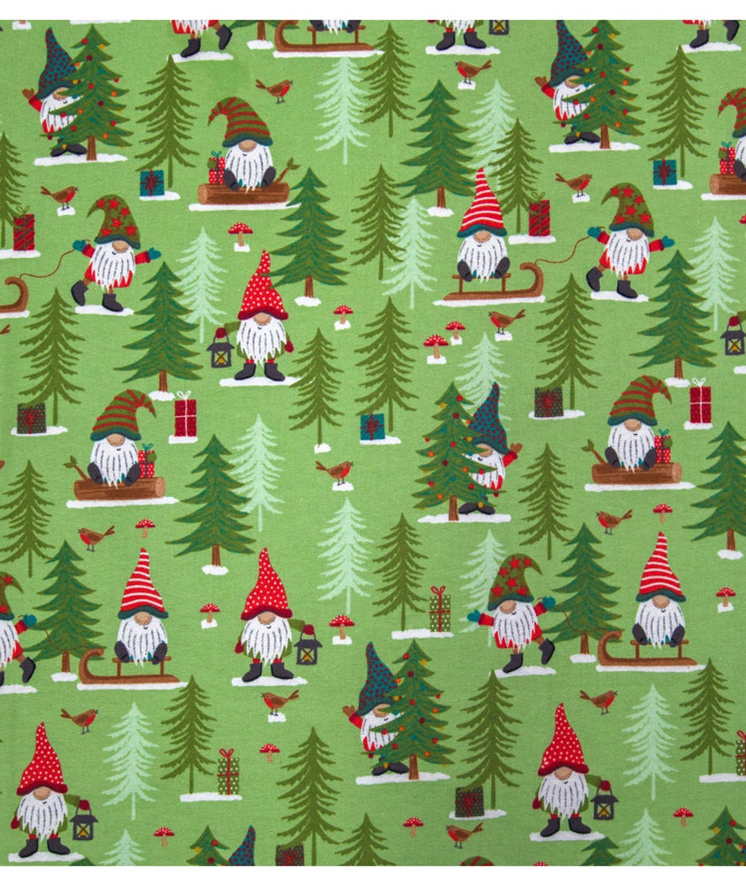 Winter Gnomes Christmas Crib Sheet,nursery Bedding,toddler Set Etsy