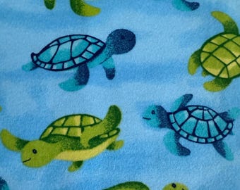 deep sea turtles crib sheet,Nursery Bedding,Toddler bed sheet,cotton sheet