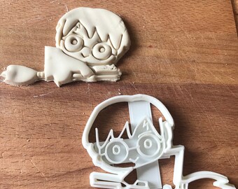 Harry Potter Deathly Hallows Cookie Cutter Cupcake Topper Fondant pain d/'épices