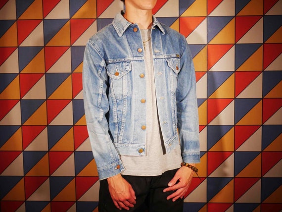 1970's Vintage Wrangler Slightly Distressed Denim