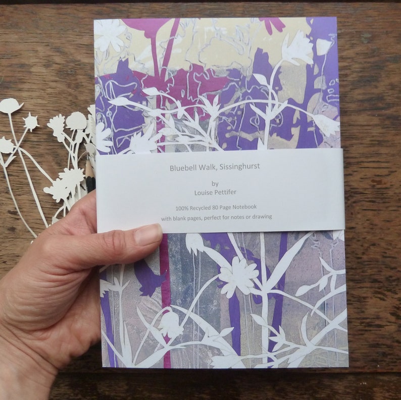 Set of Four A5 Recycled Notebooks A5 Notepads 80 Plain Etsy