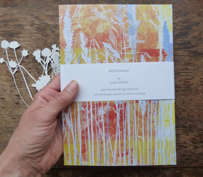 Set of Four A5 Recycled Notebooks A5 Notepads 80 Plain Etsy