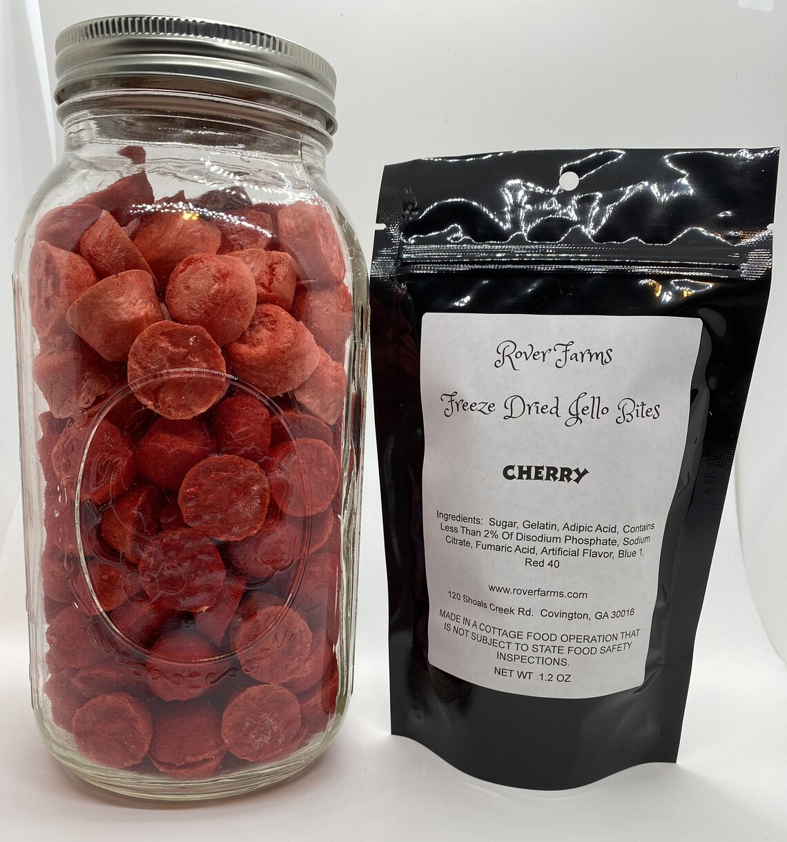 Freeze Dried Rainbow Jello Bites Etsy