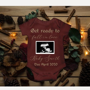 Bearbeitbare Herbst Schwangerschaft Ankündigung, digital, Vorlage, Sofort Download, Karte, Herbst, Halloween, Baby Geburt Reveal, Social Media Facebook