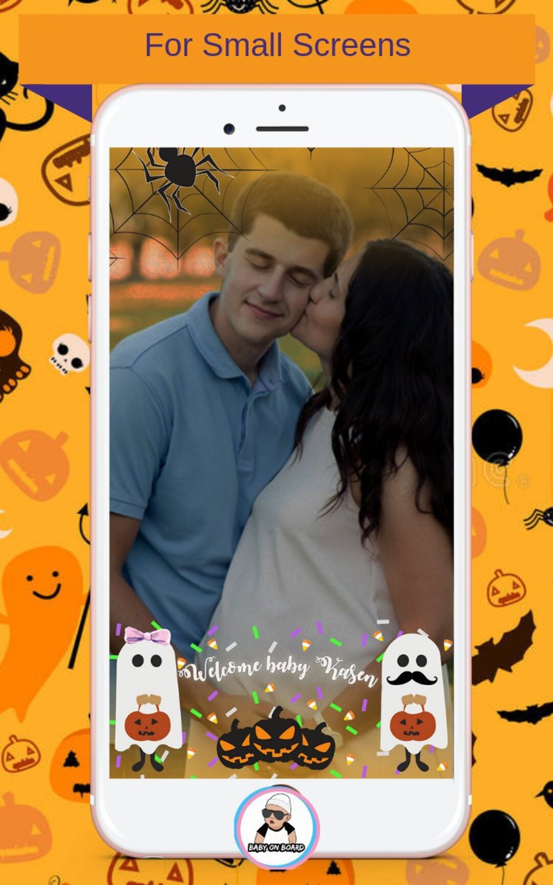 Halloween Snapchat Filter Gender Reveal Filter Baby Shower Geotag Baby