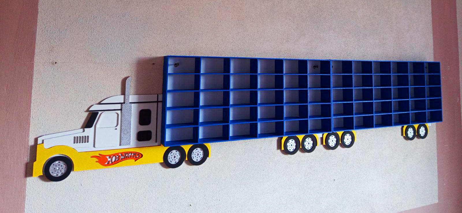 Hot wheels storage Toy car shelf Truck shelf display Playroom toy storage Unique gifts for kids Matchbox car storage Gift for grandson
