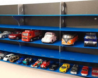 Hot wheels storage display Showcase for 80-100 car Wooden wall shelf storage Unique gifts for kids Playroom decor Nephew gift Grandson gift