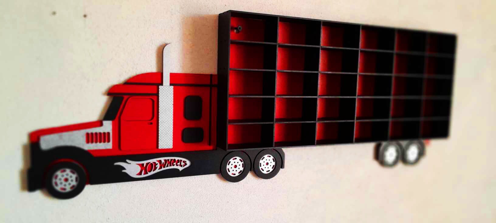 Rangement pour étagères à jouets Présentoir Hot Wheels pour voiture 30 sections Rangement pour salle de jeux Étagère pour camion et voiture jouet Cade