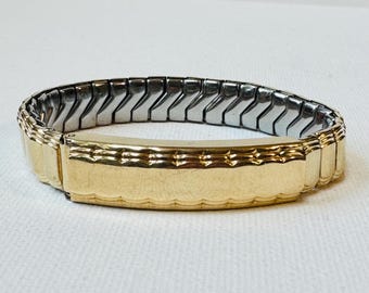 Vintage 1940's Bellavance Women's Photo Sweetheart Gold Stretch