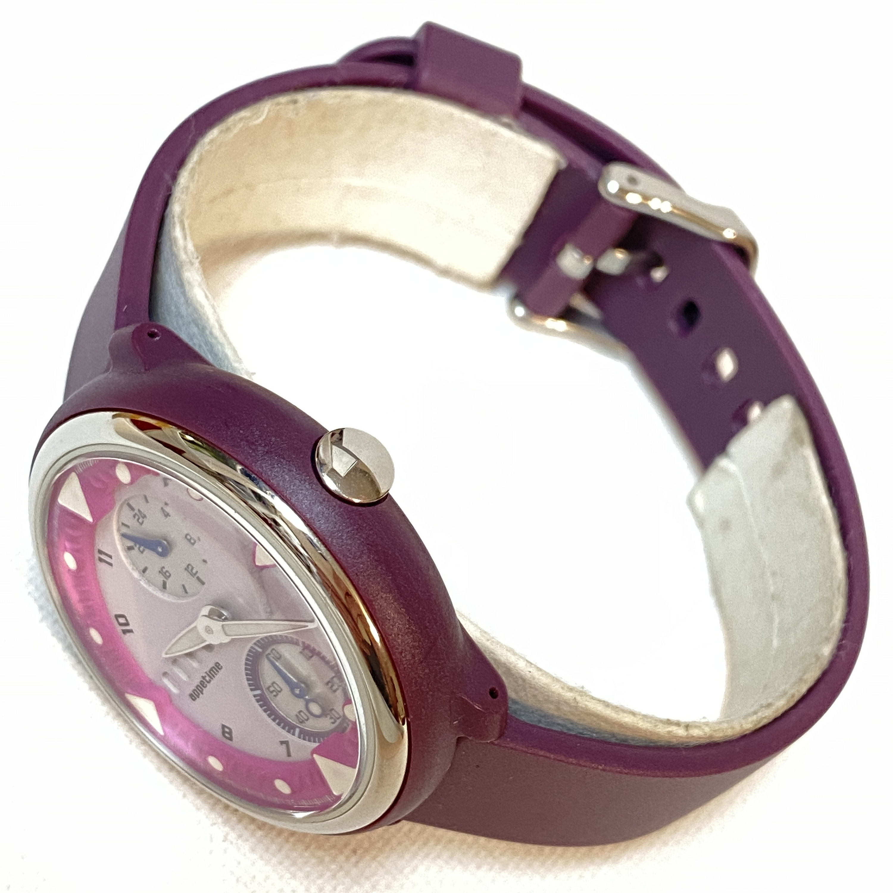 Seiko Appetime Airlines Women\'s Men\'s Plum Pink Watch Multifunction VD77-0010 Seiko Appetime Airlines Women main image 3