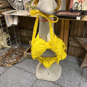 Yellow polka dot bikini