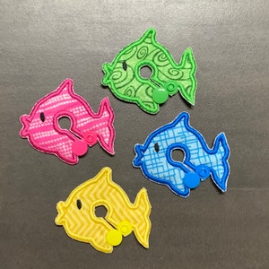 Fish G-Tube Pads/G Tube covers/Mic-Key AMT Mini One feeding tube pads/Tubie Pads
