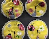 Ladybug G-Tube Pads G Tube covers Mic-Key AMT Mini One feeding tube pads Tubie Pads