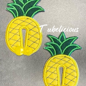 Pineapple G-Tube Pads/G Tube covers/Mic-Key AMT Mini One feeding tube pads/Tubie Pads