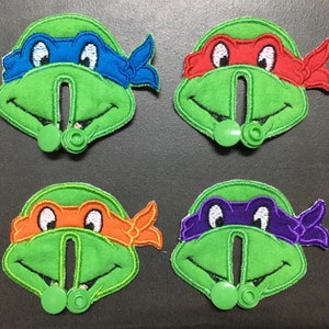 Ninja Turtle  G-Tube Pads/G Tube covers/Mic-Key AMT Mini One feeding tube pads/Tubie Pads