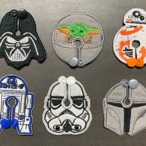 StarWars G-Tube Pads/G Tube covers/Mic-Key AMT Mini One feeding tube pads/Tubie Pads