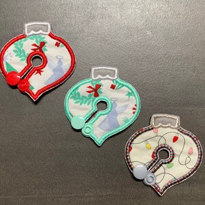 Christmas Ornaments G-Tube Pads/G Tube covers/Mic-Key AMT Mini One feeding tube pads/Tubie Pads