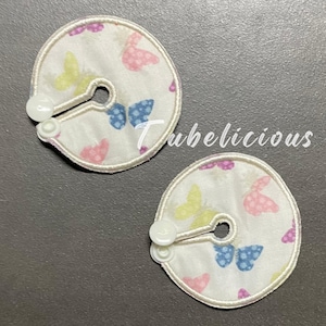 Butterfly G-Tube Pads/G Tube covers/Mic-Key AMT Mini One feeding tube pads/Tubie Pads
