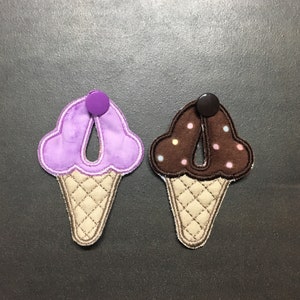 Ice Cream Cone Cookie G-Tube Pads/G Tube covers/Mic-Key AMT Mini One feeding tube pads/Tubie Pads