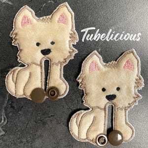 Yorkie Dog G-Tube Pads/G Tube covers/Mic-Key AMT Mini One feeding tube pads/Tubie Pads