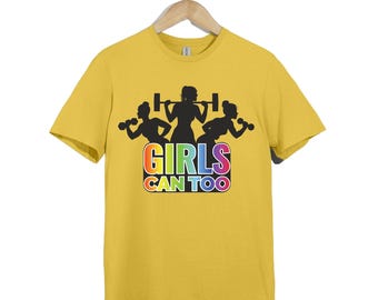 T-shirt för tjejer, motivationstema för gymträning