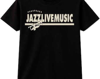 Retro Jazz Trumpet T-Shirt | Vintage Music Lover Graphic Tee Men and Women