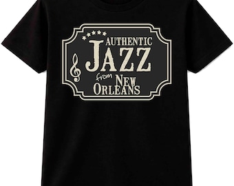Vintage New Orleans Jazz T-Shirt | Retro Music Graphic Tee Men and Women