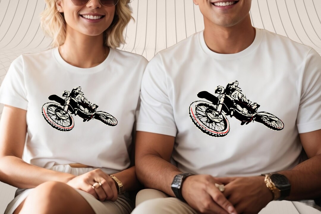 Motocross T-shirt: Dirt Bike Rider Graphic Tee - Etsy