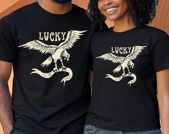 Retro Black Graphic Tee. Men's or Women's 