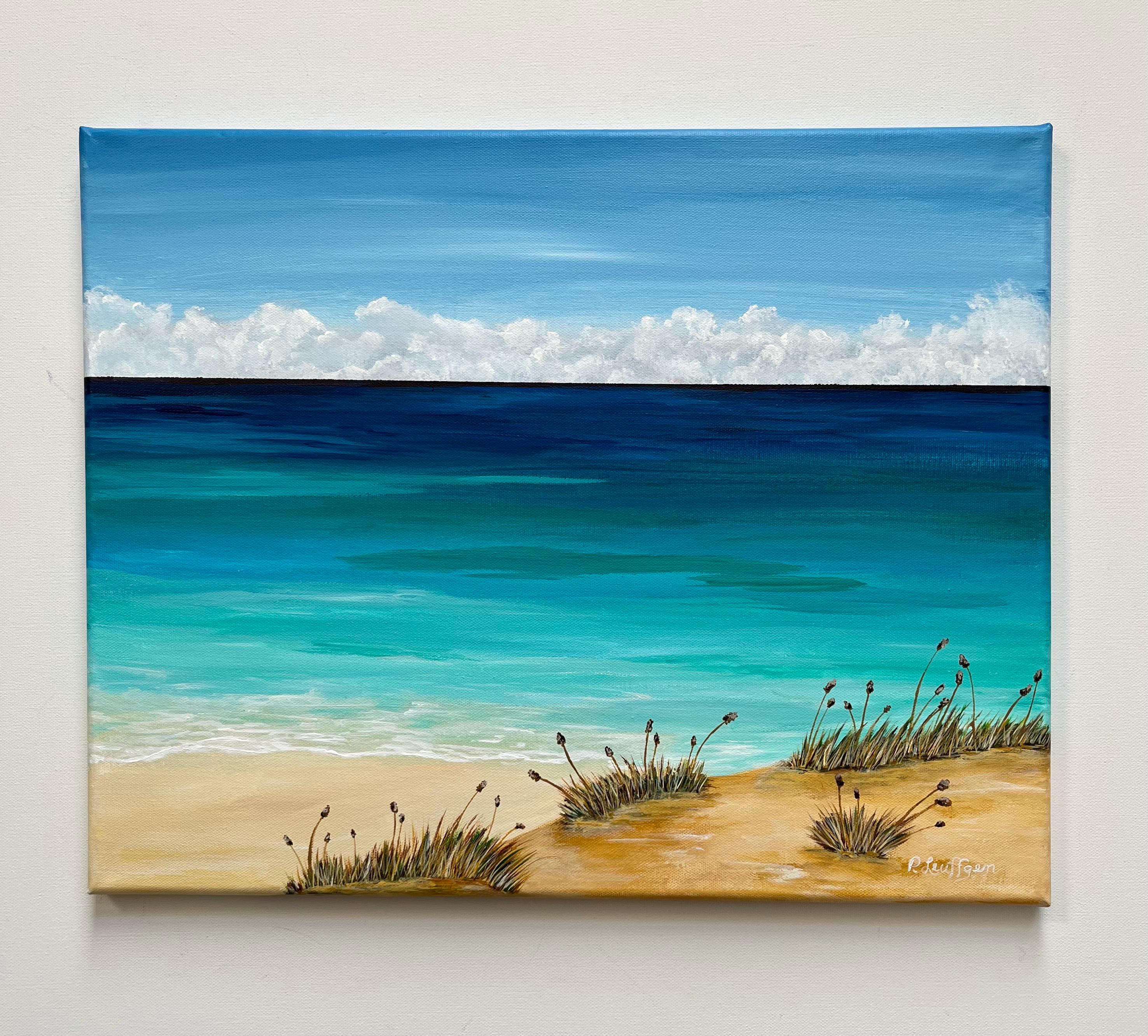 ocean-beach-original-handpainted-acrylic-wall-art-16x20-inches-etsy