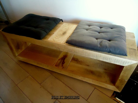 Wooden Tv Cabinet Footboard For Bed Bench Raw Wood Etsy